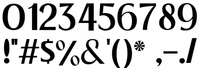 Pulchella Font OTHER CHARS