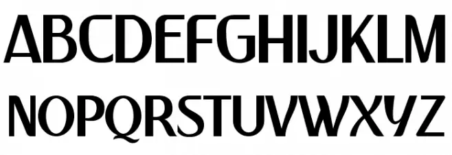 Pulchella フォント 大文字