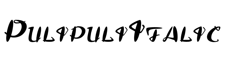 Pulipuli Italic  baixar fontes gratis