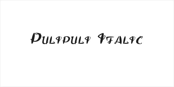 Pulipuli Italic Logo