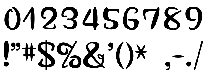 Pulipuli Regular Schriftart Anderer Schreiben