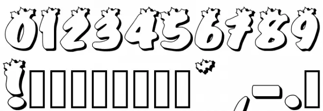 Pullstar-Holiday Font OTHER CHARS