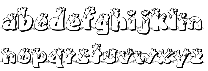 Pullstar-Holinight Font LOWERCASE