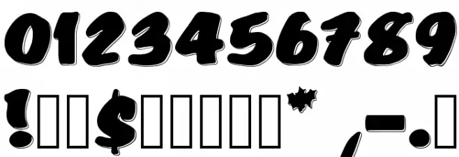 Pullstar Font OTHER CHARS