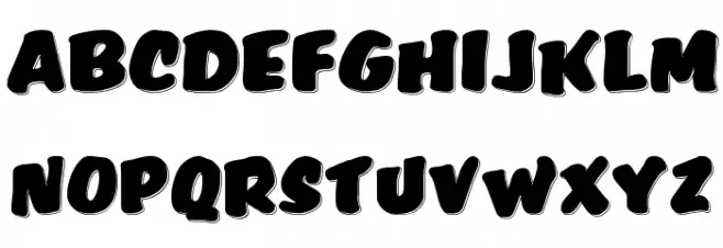 Pullstar Font UPPERCASE