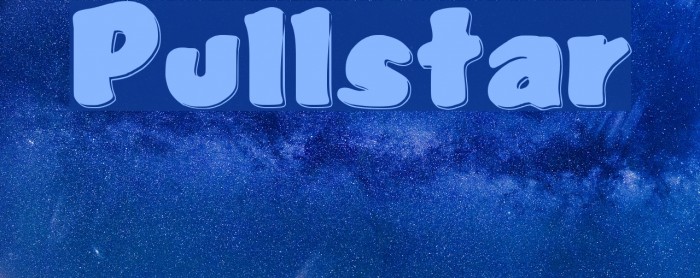 Pullstar Font examples