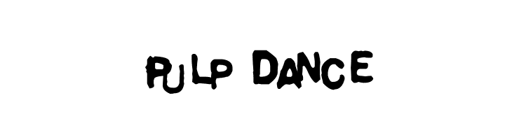 Pulp Dance Schriftart