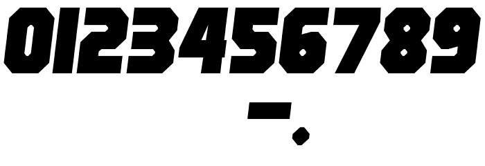 Pulp Fiction M54 Italic Font OTHER CHARS