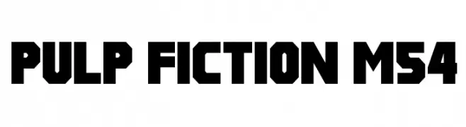 Pulp Fiction M54  Fuentes Gratis Descargar