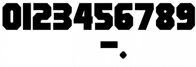 Pulp Fiction M54 Font OTHER CHARS