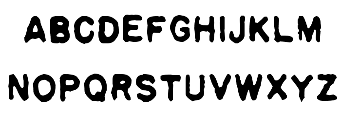 Pulp plain Font LOWERCASE