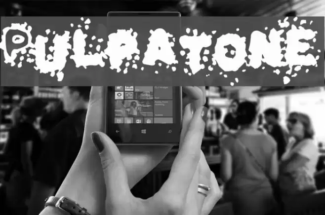 Pulpatone Font examples