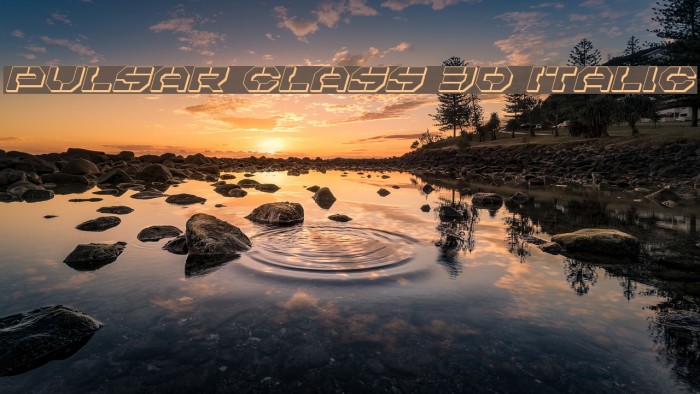 Pulsar Class 3D Italic Example 2