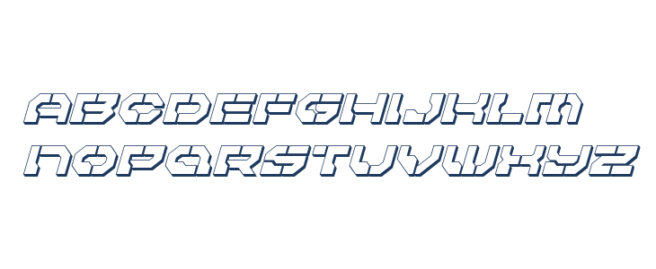 Pulsar Class 3D Italic Lowercase