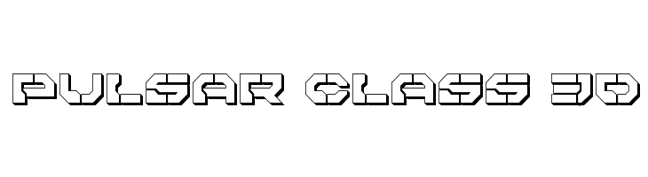 Pulsar Class 3D  font caratteri gratis