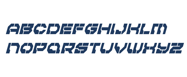 Pulsar Class Condensed Italic Lowercase