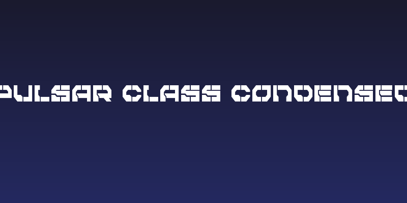 Pulsar Class Condensed Social Header