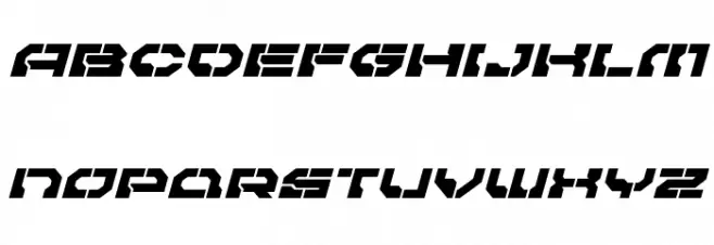 Pulsar Class Expanded Italic خط أحرف كبيرة