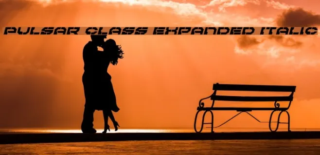 Pulsar Class Expanded Italic Example 2