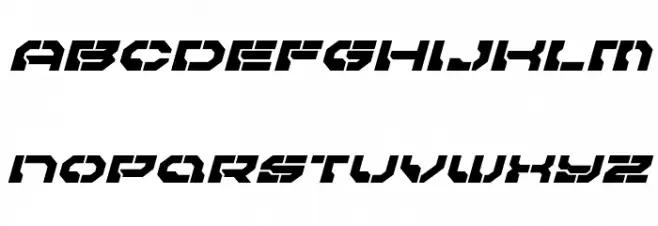 Pulsar Class Expanded Italic Polices MINUSCULES