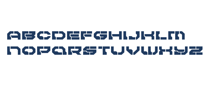 Pulsar Class Expanded Lowercase