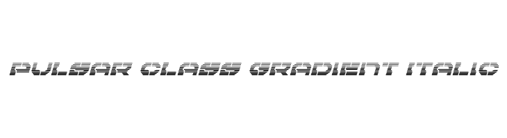 Pulsar Class Gradient Italic  नि: शुल्क फ़ॉन्ट्स डाउनलोड