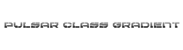 Pulsar Class Gradient  नि: शुल्क फ़ॉन्ट्स डाउनलोड