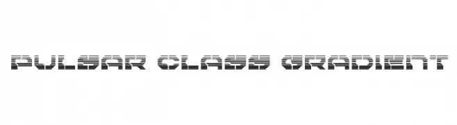Pulsar Class Gradient  Скачать бесплатные шрифты
