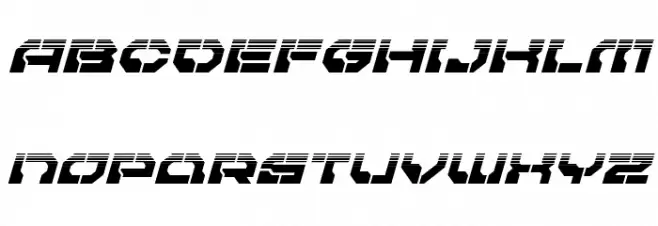 Pulsar Class Halftone Italic خط أحرف كبيرة