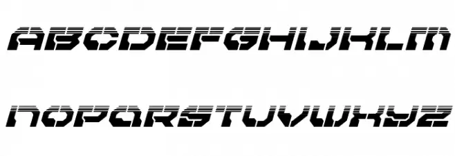 Pulsar Class Halftone Italic Polices MINUSCULES