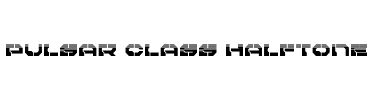 Pulsar Class Halftone  les polices de caractères gratuit tlcharger