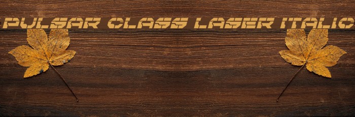 Pulsar Class Laser Italic Example 2