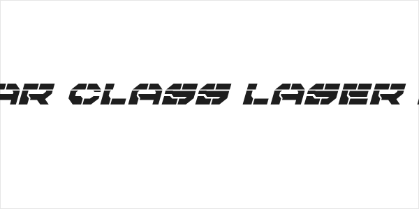 Pulsar Class Laser Italic Logo