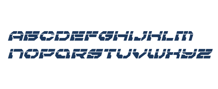 Pulsar Class Laser Italic Lowercase