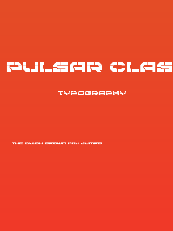 Pulsar Class Laser Poster