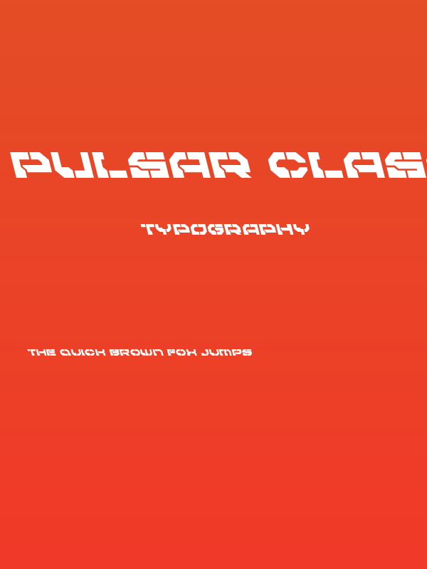 Pulsar Class Leftalic Poster