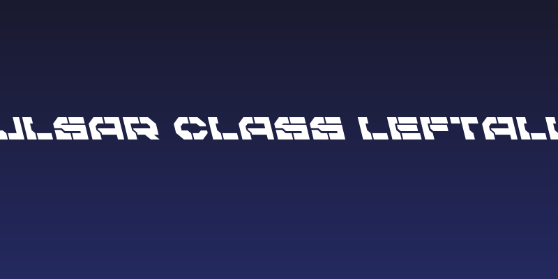 Pulsar Class Leftalic Social Header