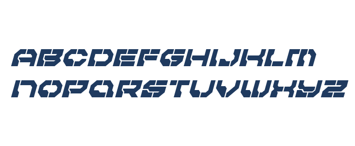 Pulsar Class Semi-Condensed Italic Lowercase
