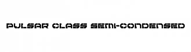 Pulsar Class Semi-Condensed 