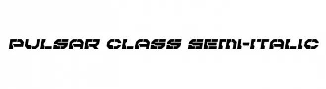Pulsar Class Semi-Italic 