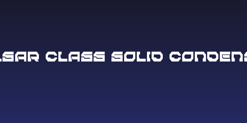 Pulsar Class Solid Condensed Social Header