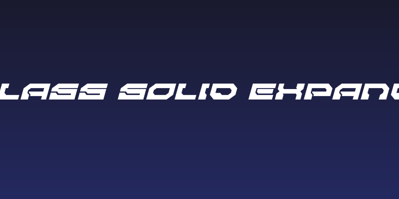 Pulsar Class Solid Expanded Italic Social Header