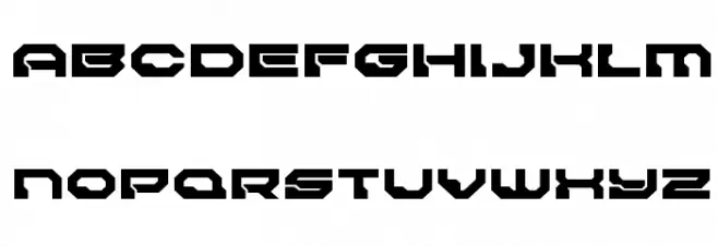 Pulsar Class Solid Expanded Font Litere mici