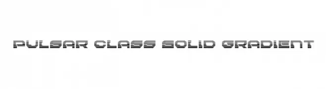 Pulsar Class Solid Gradient  Fuentes Gratis Descargar