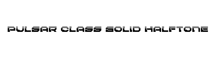 Pulsar Class Solid Halftone  Descarca Fonturi Gratis