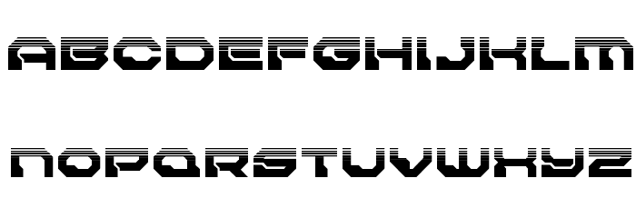 Pulsar Class Solid Halftone Font LOWERCASE