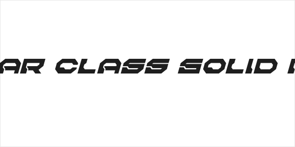Pulsar Class Solid Italic Logo