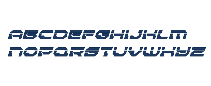 Pulsar Class Solid Laser Italic Lowercase