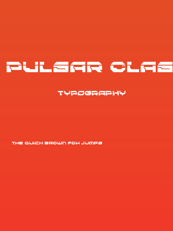 Pulsar Class Solid Laser Poster