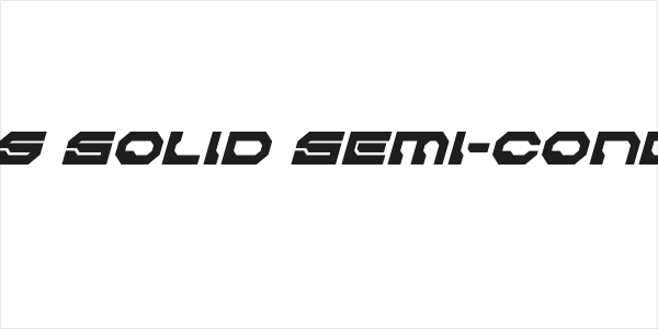 Pulsar Class Solid Semi-Condensed Italic Logo